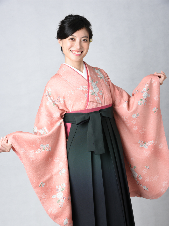 先生の卒業式での立ち姿