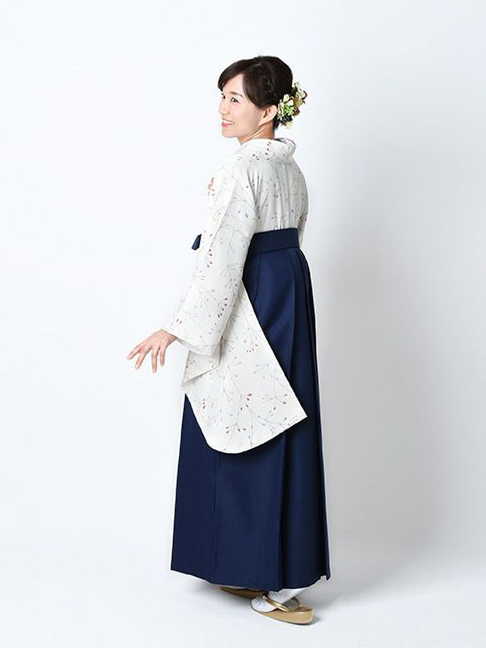 先生の卒業式での立ち姿