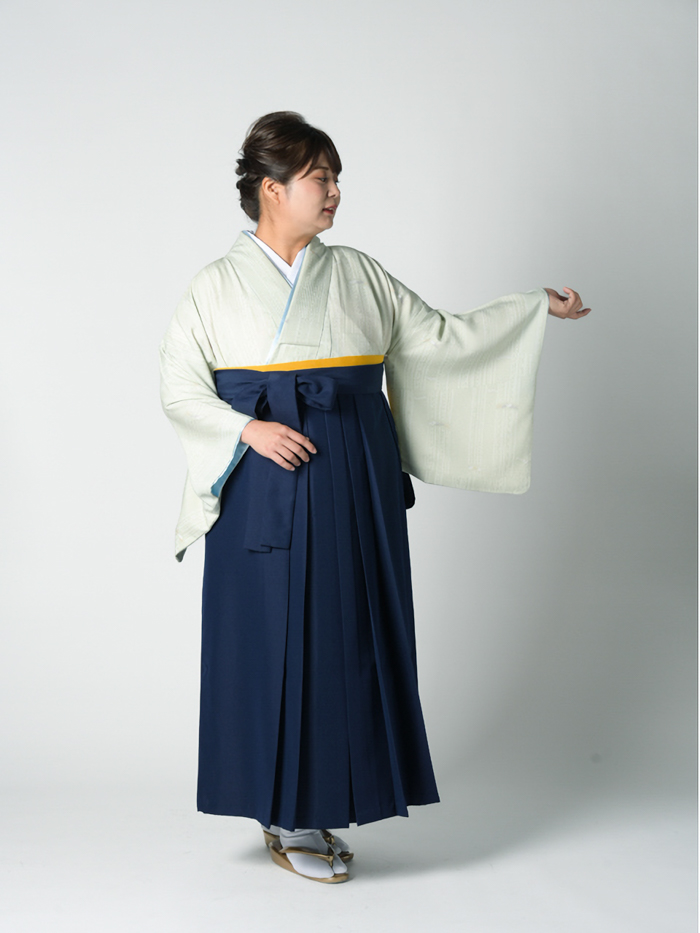 先生の卒業式での立ち姿
